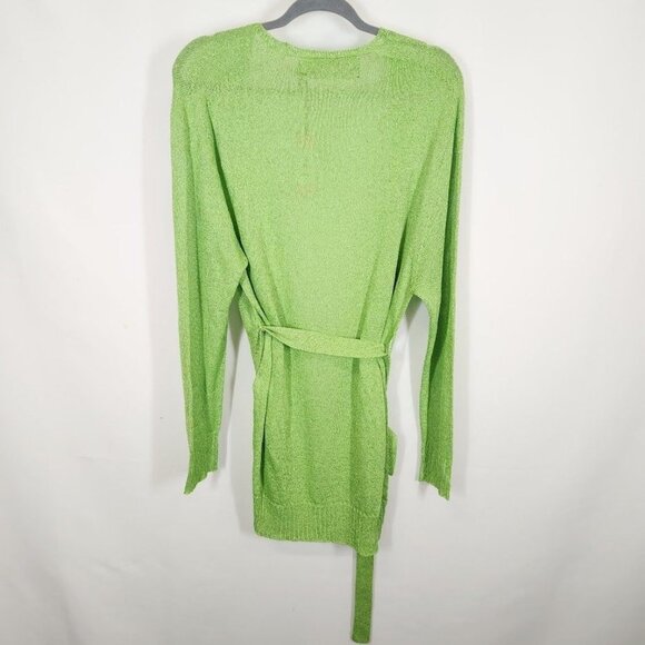 NWT Pink Memories 11035 LUREX HELEN Cardigan - Green Size 44 - Picture 5 of 12